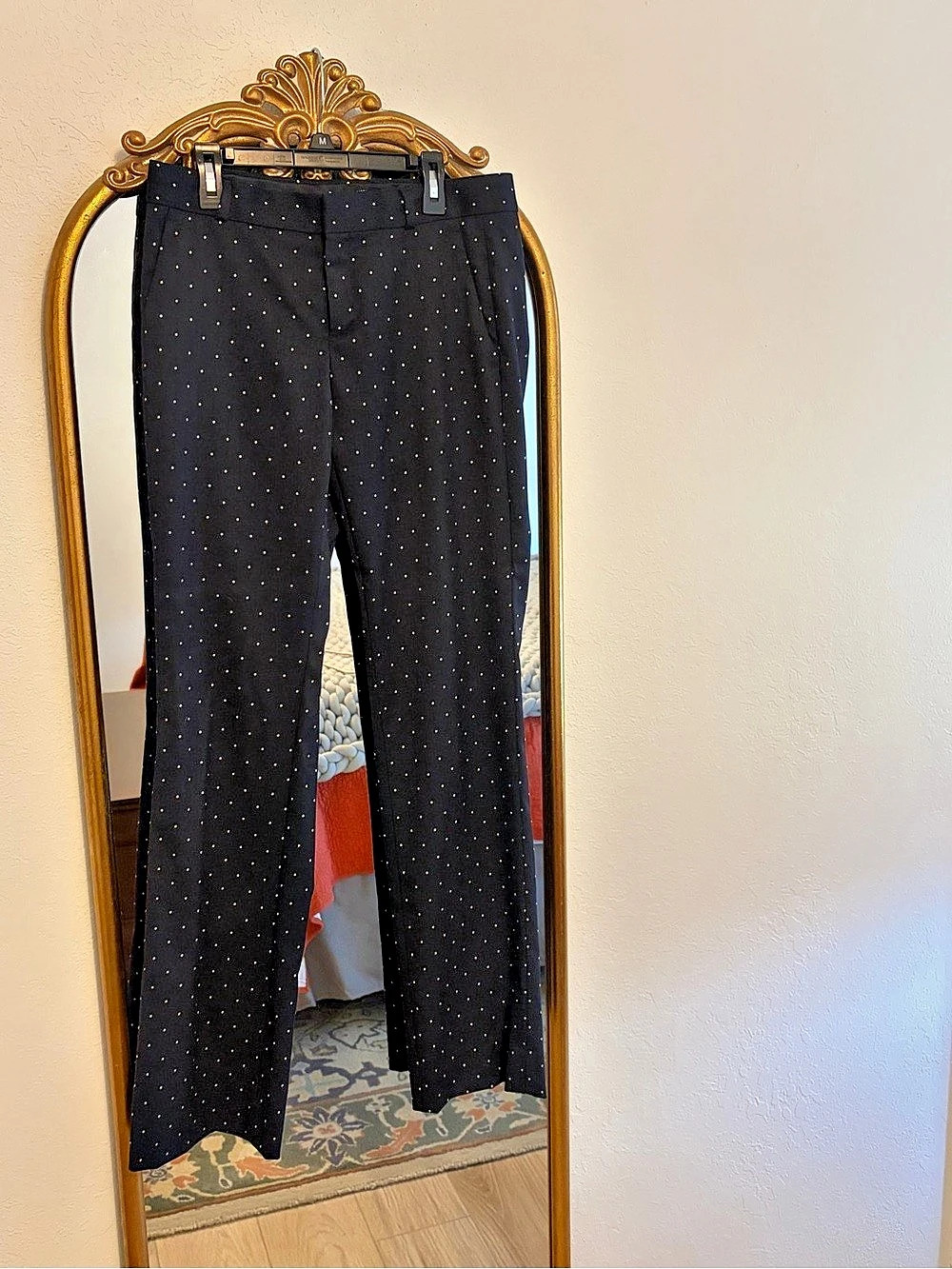 Banana Republic Logan polka dot pants